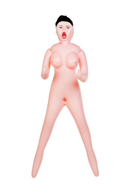 Кукла надувная Scarlett, рыжая, Toyfa Dolls-X Passion, с тремя отверстиями