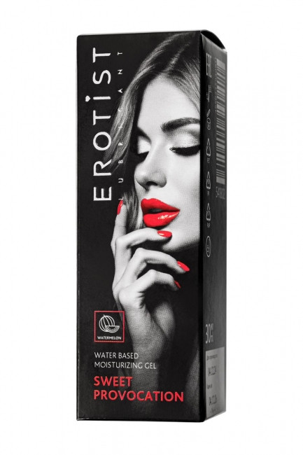 Съедобный гель Erotist SWEET PROVOCATION: WATERMELON (Сладкая провокация со вкусом арбуза), 30 мл